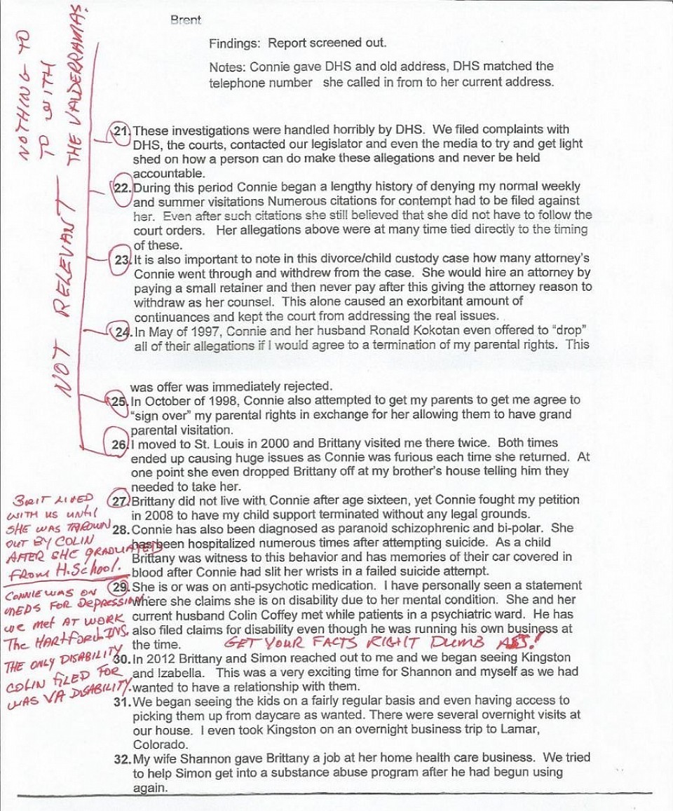 Brent Rooney Affidavit page 4