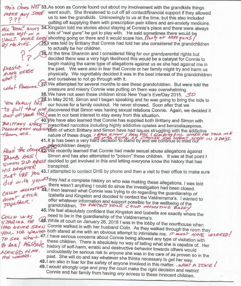 Brent Rooney Affidavit page 5