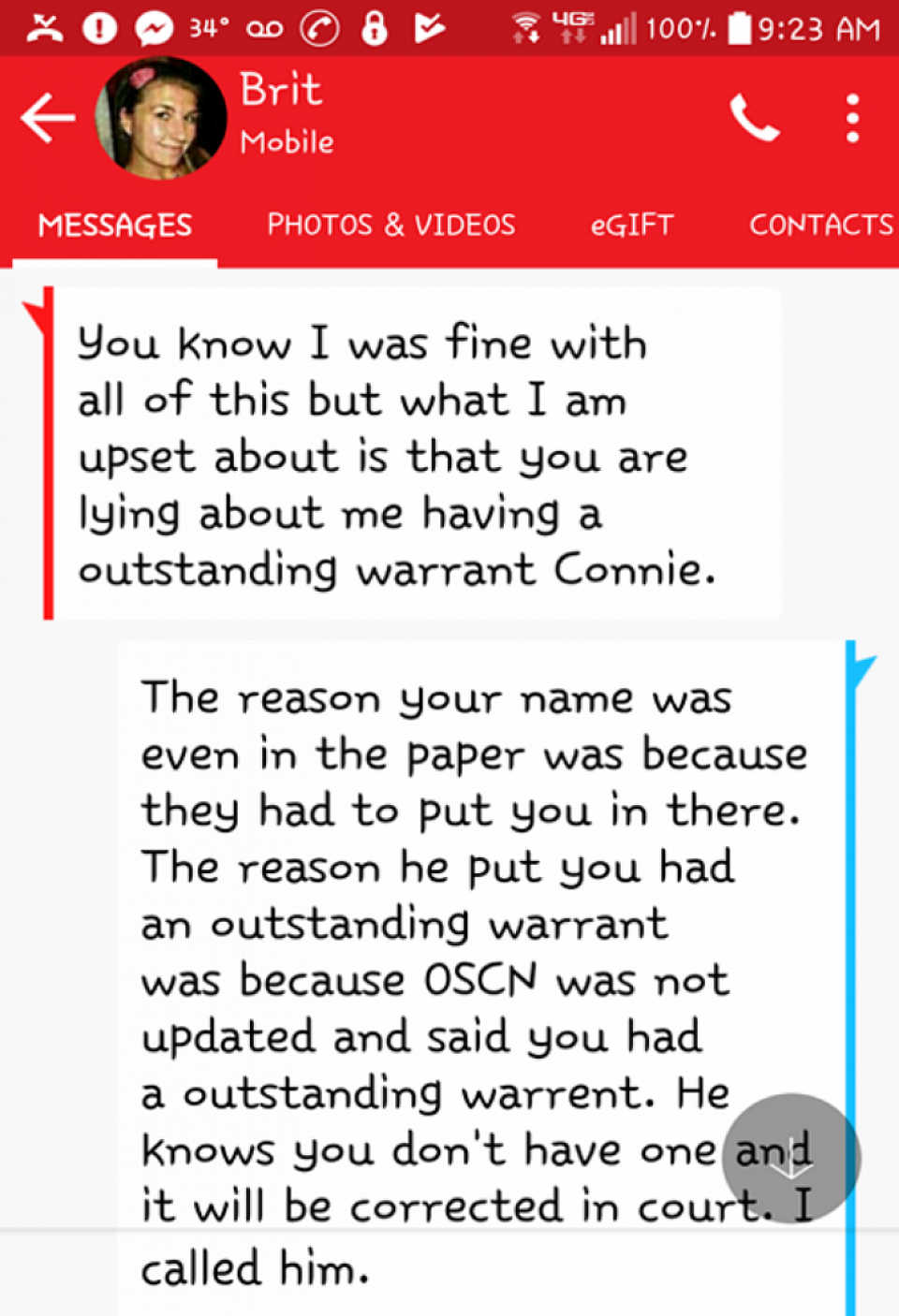 Brittany Rooney Text page 1